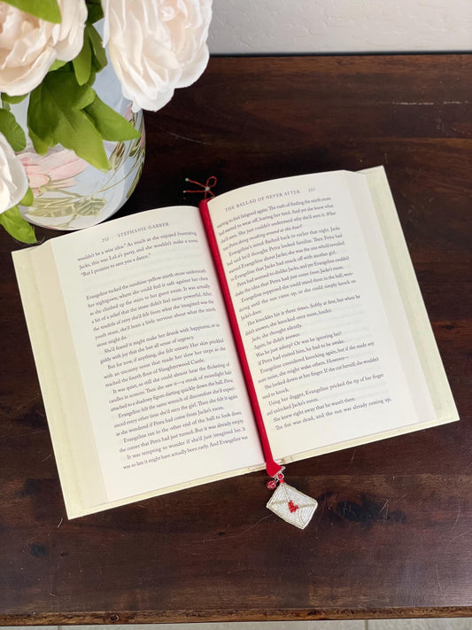 The songwriter embroidered bookmark