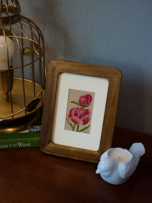 Original Peony Drawing