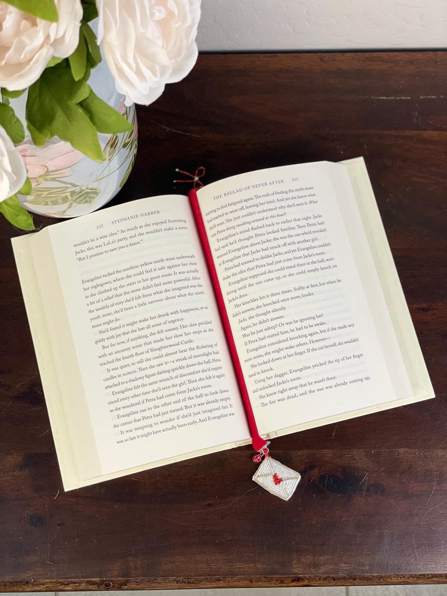 The songwriter embroidered bookmark