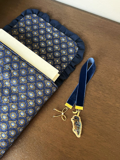 The Dressmaker embroidered bookmark