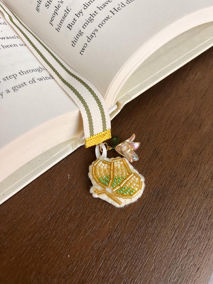 The Dancer embroidered bookmark