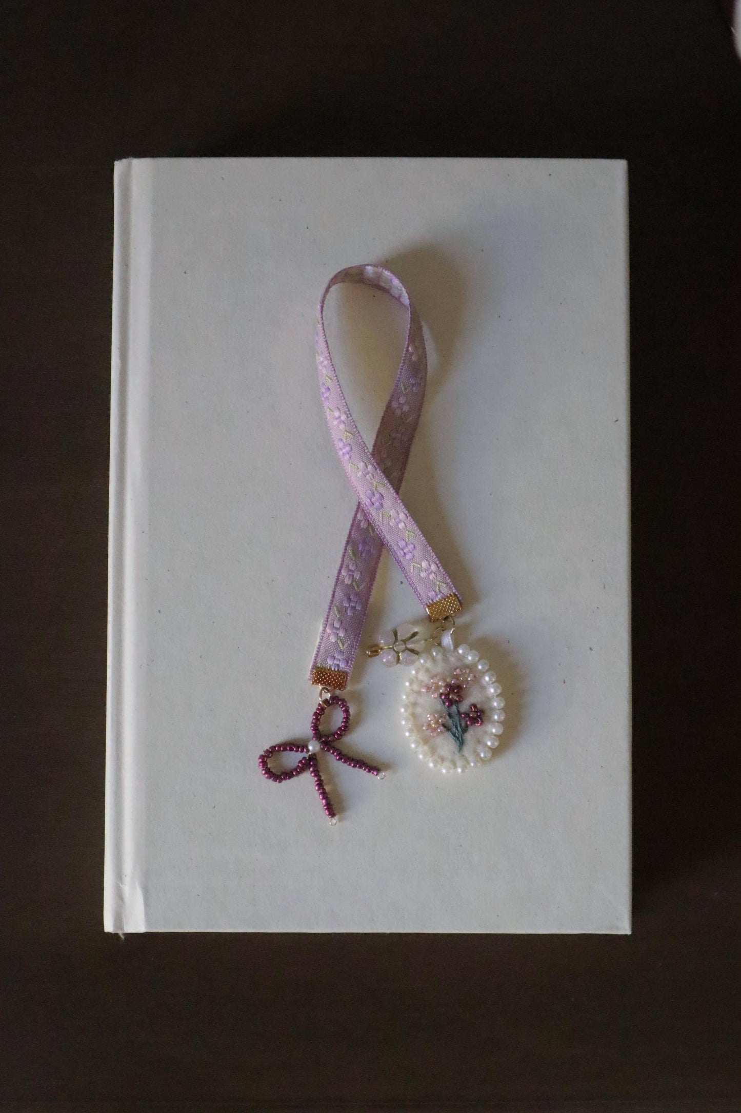 The Captain Embroidered Ribbon Bookmark