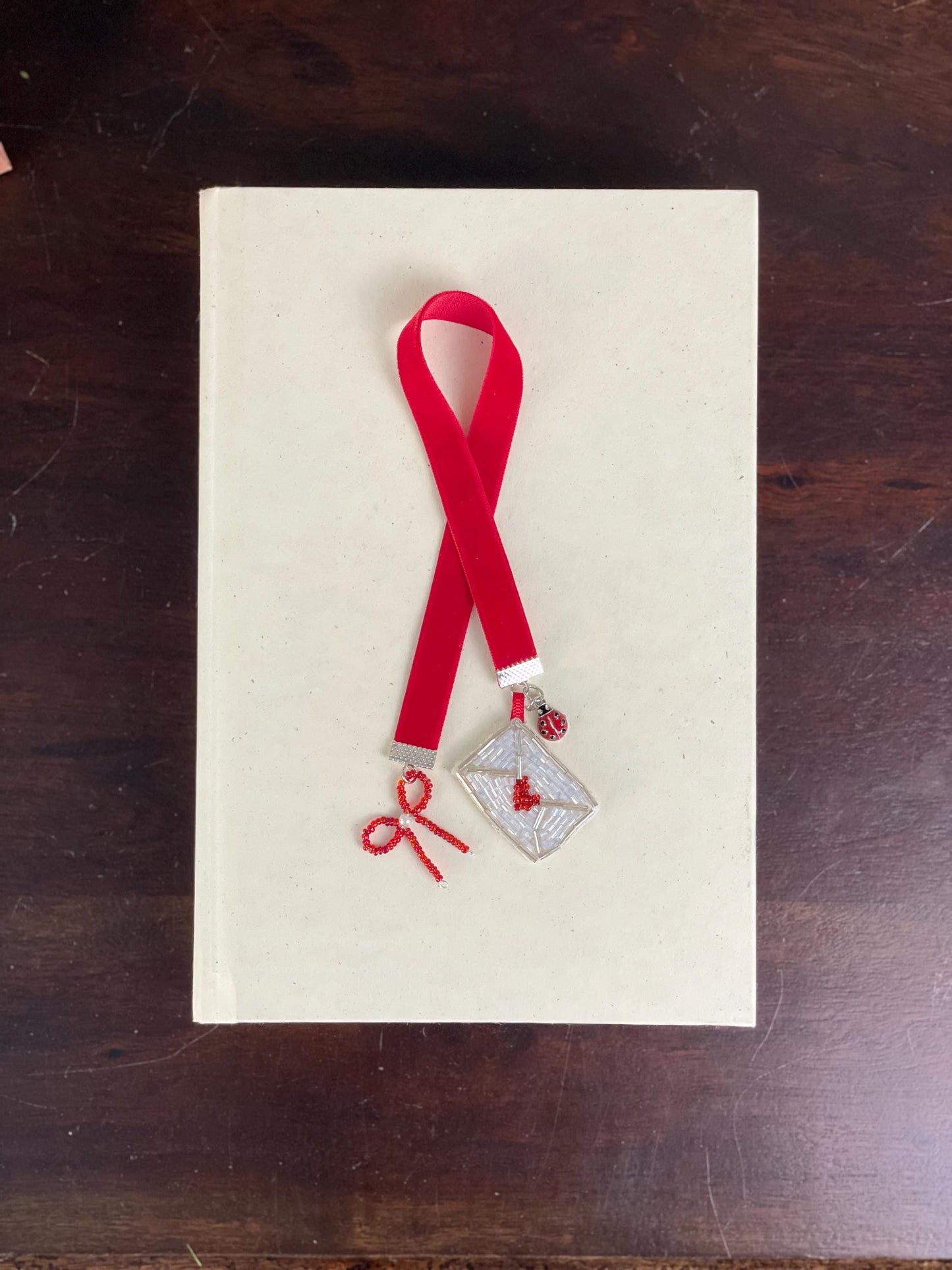 The songwriter embroidered bookmark