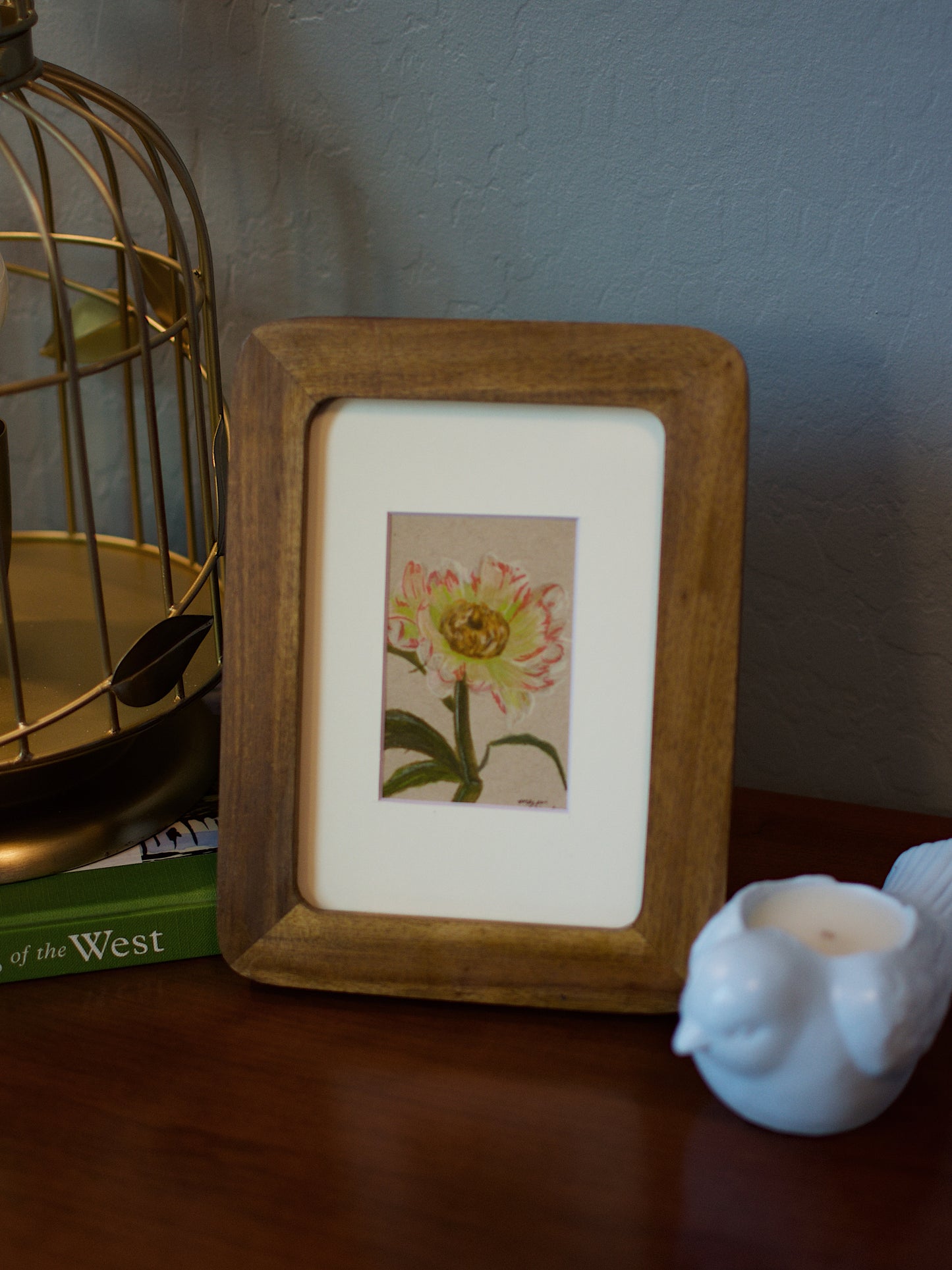 Original Peony Drawing