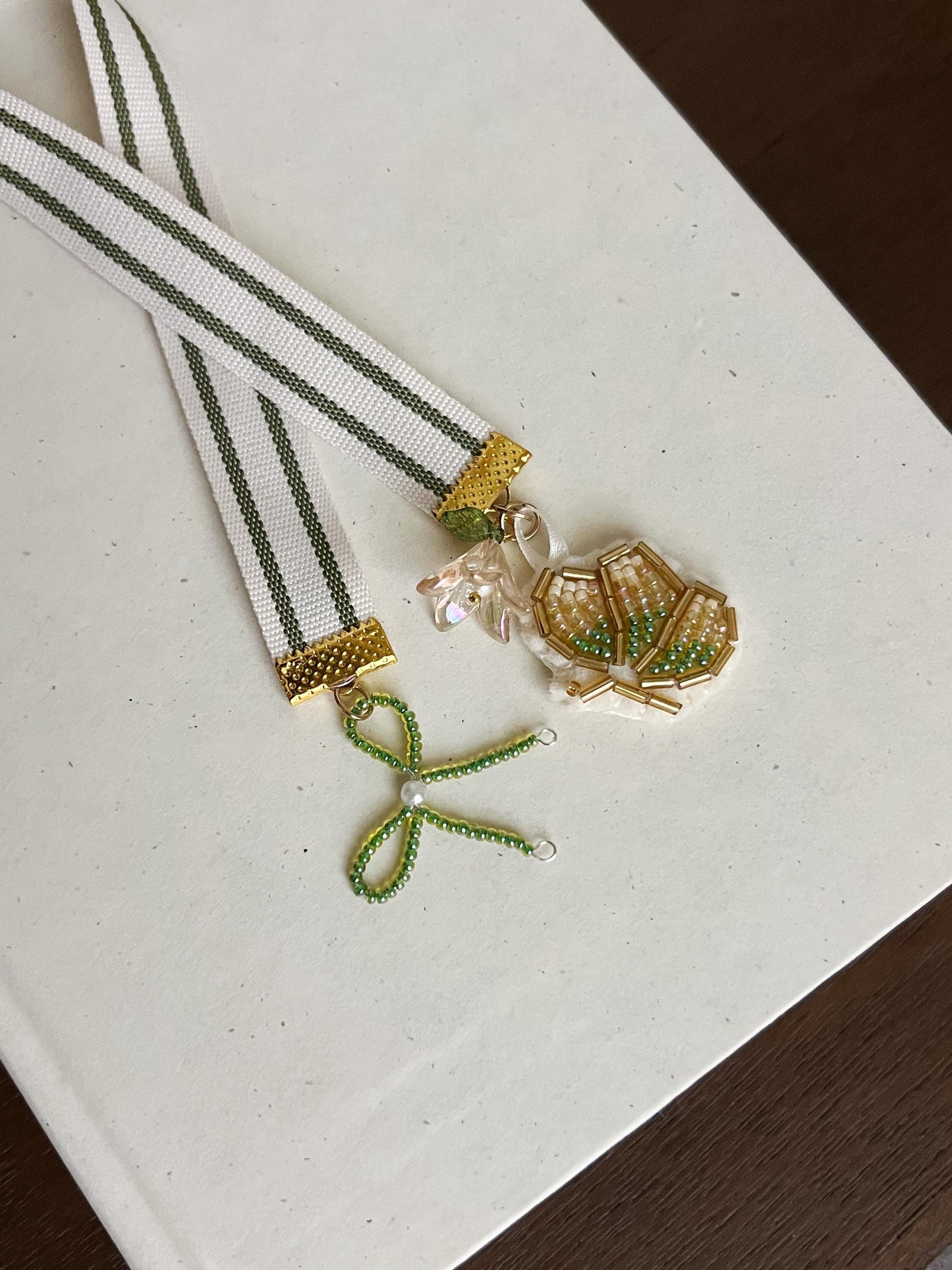 The Dancer embroidered bookmark