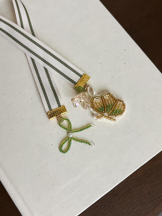The Dancer embroidered bookmark