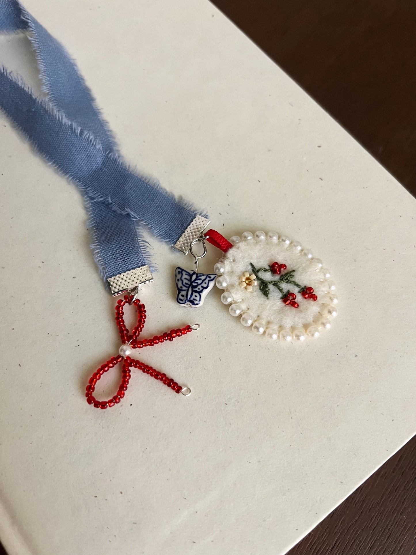 The golden rule embroidered bookmark