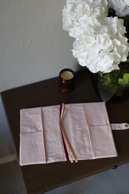 Custom Quilted Bible Cover - Handmade to Your Bible's Measurements - Two Floral Fabric Options