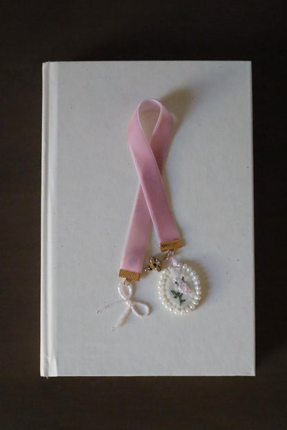 The inventor embroidered bookmark