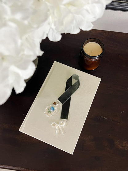The Secret Patriot embroidered bookmark
