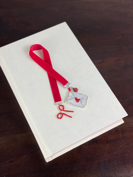 The songwriter embroidered bookmark